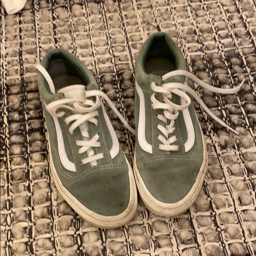 TEAL SUEDE VANS sneakers